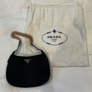 Prada Tessuto Light Nero mini bag